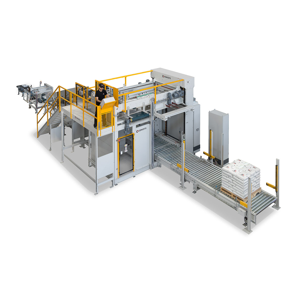 Bag Palletizing & Wrapping Systems Machines from STB Engineering