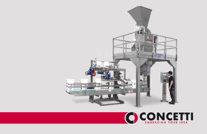 High speed semi-auto filling line for corrosive products
